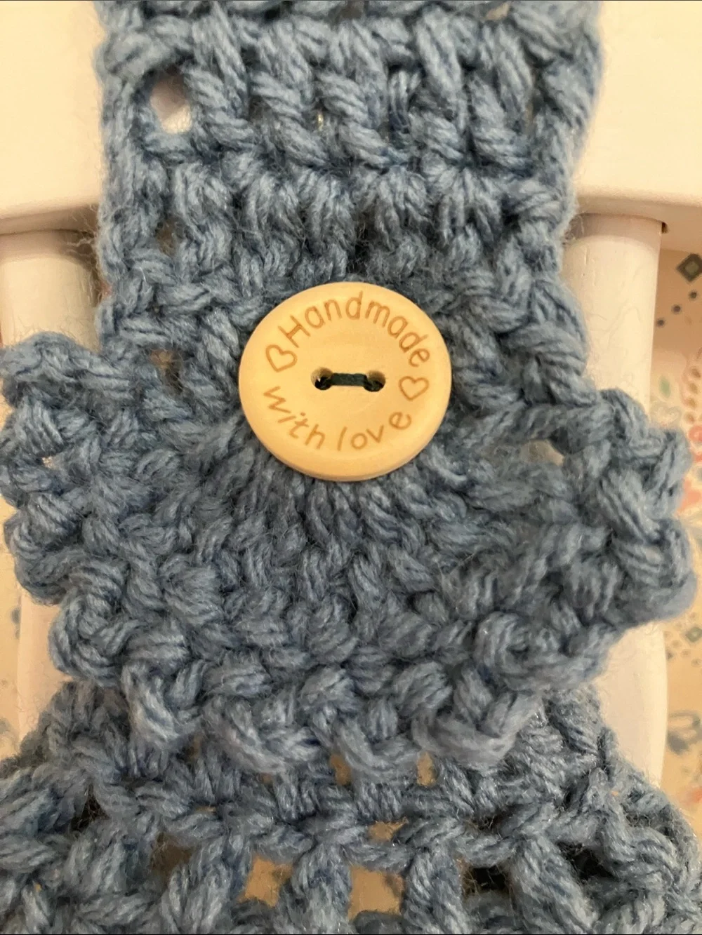 Hand Crocheted Owl Towel